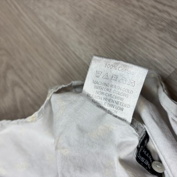 Rare KIDROBOT Nautical Anchor Sea Ahoy Button Up Shirt Men's XL - Picture 9 of 14